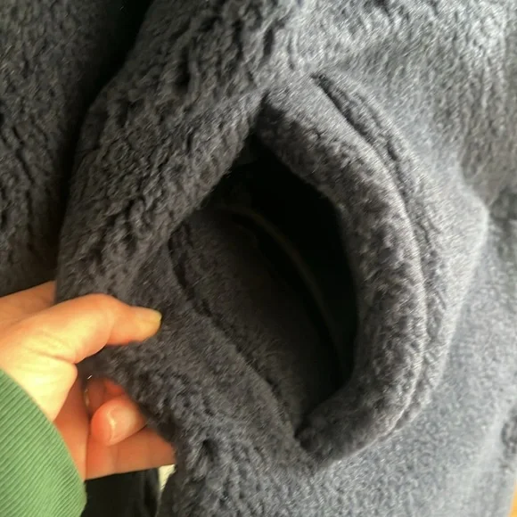 Madewell Sherpa Teddy Coat size L new - Picture 5 of 14